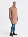 Ombre Clothing Palton bărbătesc single-breasted cu guler și pardesiu Îmbrăcăminte Ombre