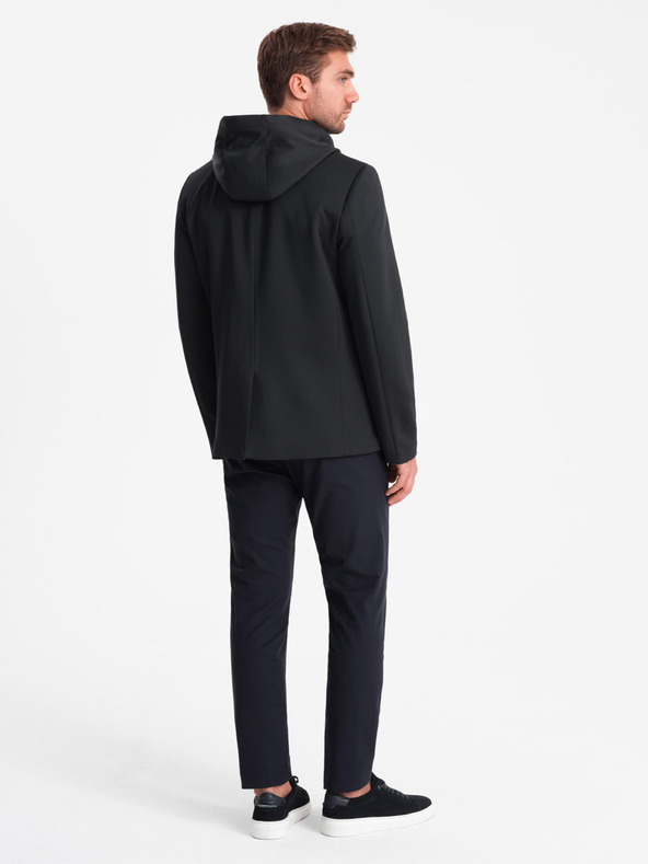 Ombre Clothing Jachetă pentru bărbați cu căptușeală detașabilă și glugă Ombre Clothing