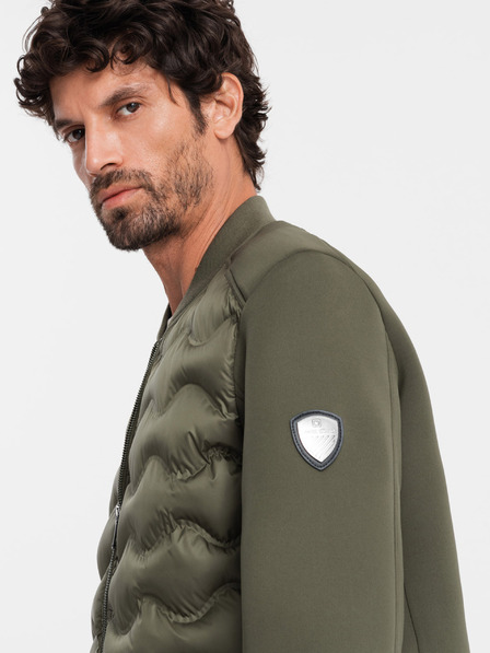 Ombre Clothing Jachetă bomber matlasată pentru bărbați Ombre Clothing