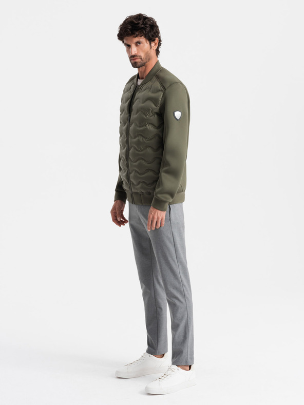 Ombre Clothing Jachetă bomber matlasată pentru bărbați Ombre Clothing