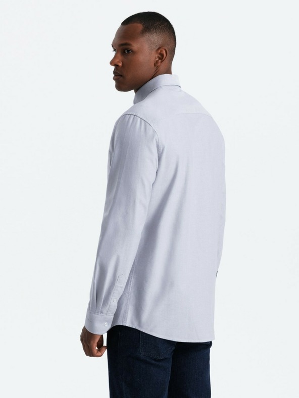 Ombre Clothing Cămașă oxford pentru bărbați Ombre Clothing V1 OM-SHOS-0173