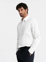 Ombre Clothing Cămașă satin bărbați Ombre Clothing SLIM FIT V1 OM-SHOS-0176