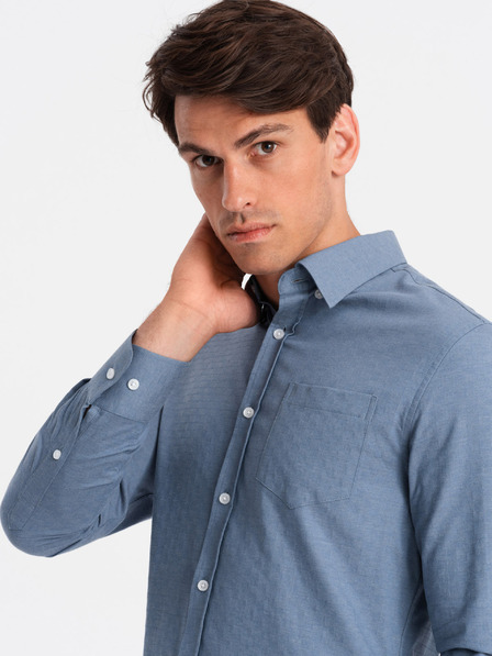Ombre Clothing Cămașă bărbați Ombre Clothing SLIM FIT OM-SHCS-0174