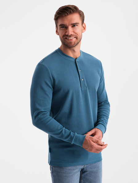 Ombre Clothing Îmbrăcăminte Ombre tricotată din vafe pentru bărbați V4 OM-LSCL-0120