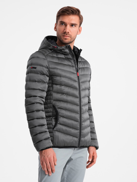 Ombre Clothing Jachetă matlasată ușor izolată pentru bărbați Ombre Clothing