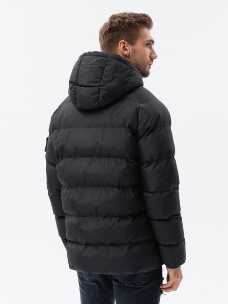 Ombre Clothing Jachetă bărbătească matlasată cu izolație puternică Îmbrăcăminte Ombre