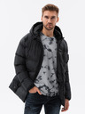 Ombre Clothing Jachetă bărbătească matlasată cu izolație puternică Îmbrăcăminte Ombre