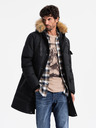 Ombre Clothing Jachetă parka lungă pentru bărbați cu glugă Ombre Clothing