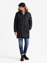 Ombre Clothing Jachetă parka lungă pentru bărbați cu glugă Ombre Clothing