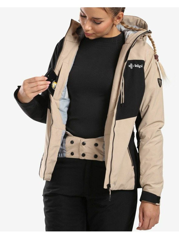 Kilpi Jachetă de schi pentru femei Kilpi FLIP-W Bej