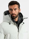 Ombre Clothing Jachetă parka lungă de exterior pentru bărbați Ombre Clothing