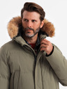 Ombre Clothing Jachetă parka lungă pentru bărbați Ombre Clothing