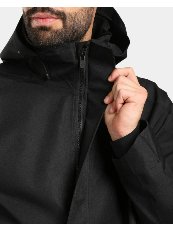 Kilpi Palton impermeabil pentru bărbați Kilpi IVAR-M Negru