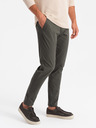 Ombre Clothing Pantaloni chino pentru bărbați REGULAR FIT kaki Ombre Clothing