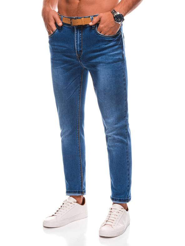 Edoti EDOTI Pantaloni din denim pentru bărbați, albaștri