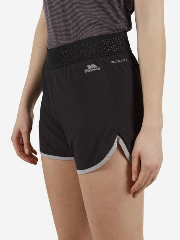 Trespass Pantaloni scurți de alergare Trespass Sadie, negri, pentru femei