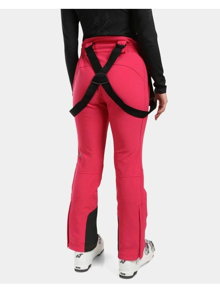 Kilpi Pantaloni de schi Softshell pentru femei Kilpi RHEA-W Roz
