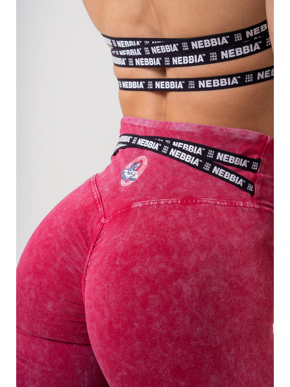 Nebbia Jambiere spălate cu talie înaltă LEGACY 777 XS,roșu