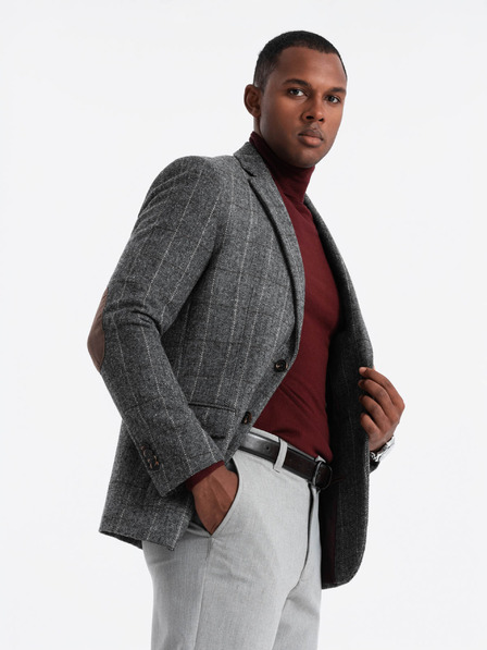Ombre Clothing Jachetă structurată elegantă tricotată pentru bărbați Ombre Clothing