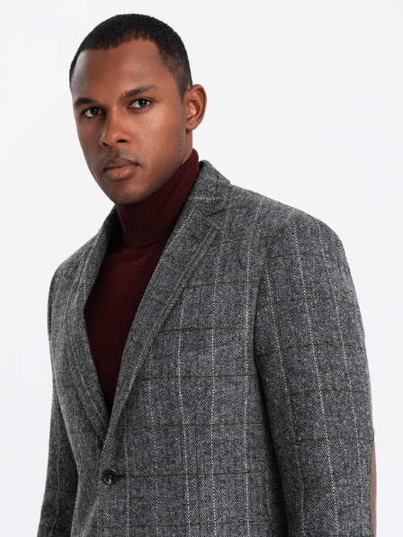 Ombre Clothing Jachetă structurată elegantă tricotată pentru bărbați Ombre Clothing