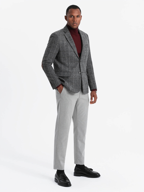 Ombre Clothing Jachetă structurată elegantă tricotată pentru bărbați Ombre Clothing