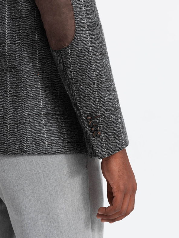 Ombre Clothing Jachetă structurată elegantă tricotată pentru bărbați Ombre Clothing