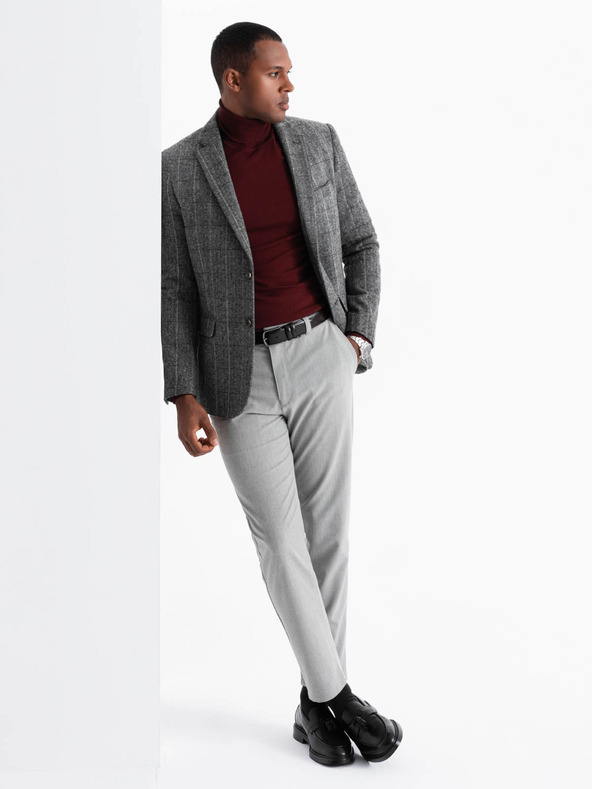 Ombre Clothing Jachetă structurată elegantă tricotată pentru bărbați Ombre Clothing