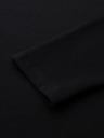 Ombre Clothing Tricou SLIM FIT cu mânecă lungă în V, pentru bărbați, cu elastan și imprimeu negru Ombre Clothing