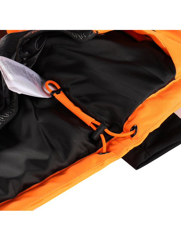 ALPINE PRO Geacă de schi pentru copii cu membrană ptx pentru zăpadă ALPINE PRO DEARO neon shocking orange