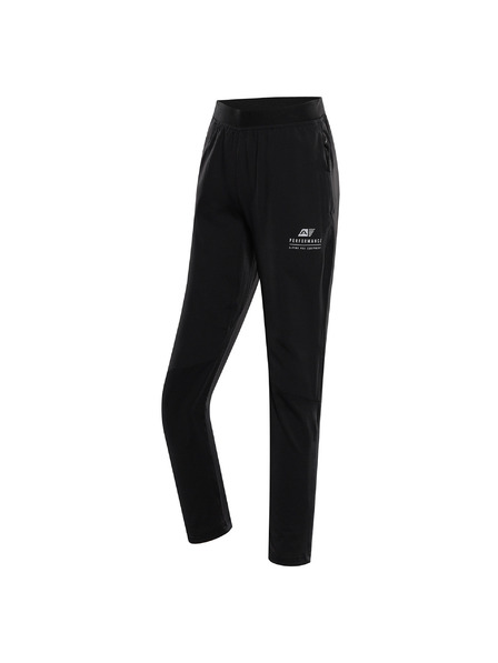 ALPINE PRO Pantaloni pentru copii cu uscare rapidă ALPINE PRO ZERECO negru