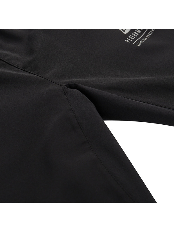 ALPINE PRO Pantaloni pentru copii cu uscare rapidă ALPINE PRO ZERECO negru