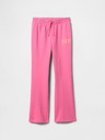 GAP Pantaloni de trening fleece logo army pentru copii GAP