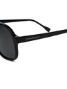 Horsefeathers Ochelari de soare Corp - negru lucios/gri HORSEFEATHERS