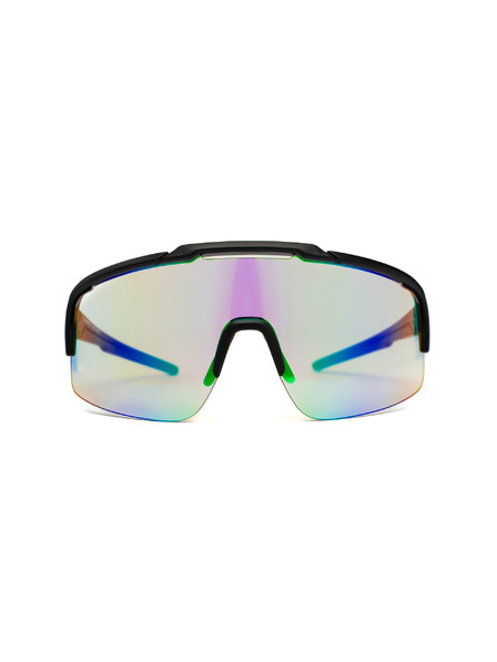 Horsefeathers Ochelari de soare fotocromici Recoil - negru mat/verde oglindă HORSEFEATHERS