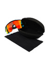 Horsefeathers Ochelari de ciclism Recoil - negru mat/roșu oglindă HORSEFEATHERS