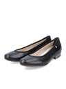 Rieker Rieker Black Leather Ballet Flats