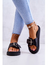 BIG STAR SHOES Papuci Big Star Black pentru femei