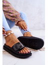 BIG STAR SHOES Papuci Big Star Black pentru femei