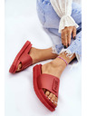 BIG STAR SHOES Papuci Big Star Red pentru femei