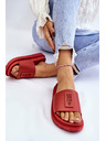 BIG STAR SHOES Papuci Big Star Red pentru femei