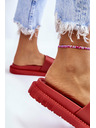 BIG STAR SHOES Papuci Big Star Red pentru femei