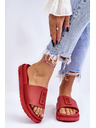 BIG STAR SHOES Papuci Big Star Red pentru femei
