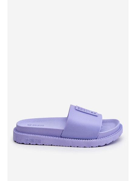 BIG STAR SHOES Papuci Big Star la modă pentru femei - mov deschis: