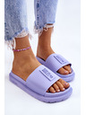 BIG STAR SHOES Papuci Big Star la modă pentru femei - mov deschis: