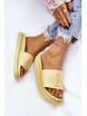 BIG STAR SHOES Papuci Big Star pentru femei - Galben