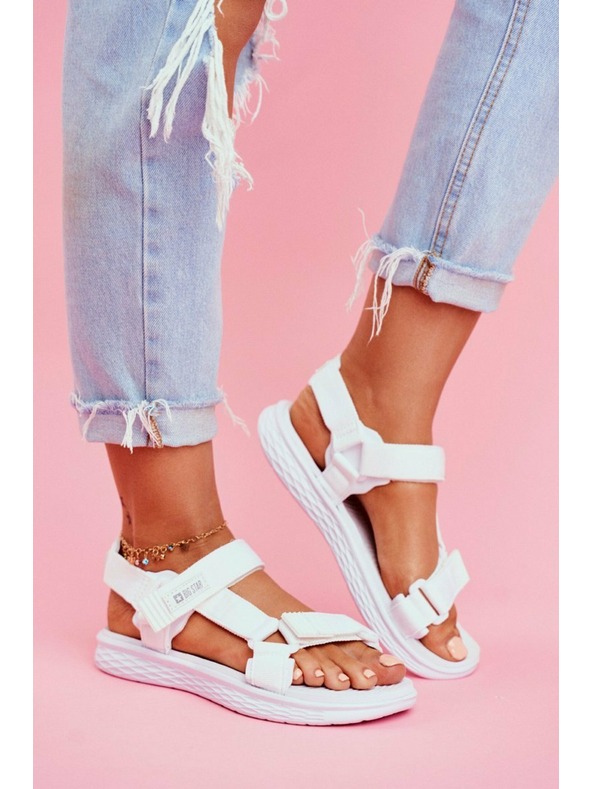 BIG STAR SHOES Sandale pentru femei Big Star White