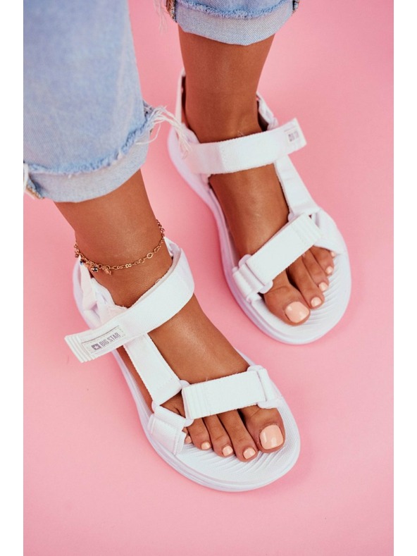 BIG STAR SHOES Sandale pentru femei Big Star White