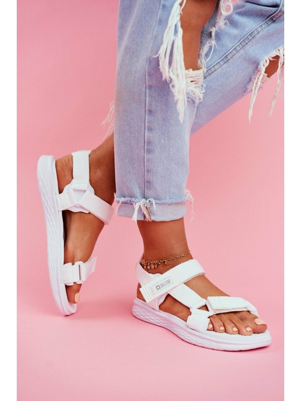 BIG STAR SHOES Sandale pentru femei Big Star White