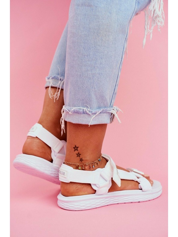 BIG STAR SHOES Sandale pentru femei Big Star White