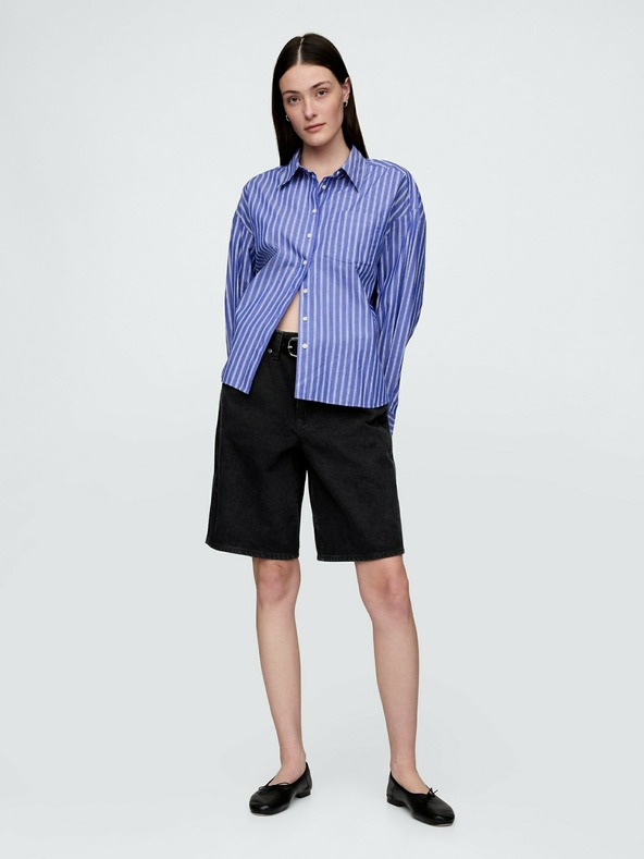 GAP Pantaloni scurți din denim Mid Rise Longline GAP